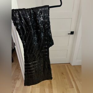 Sparkly flared pants